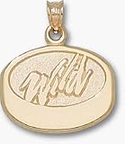 Minnesota Wild 'Wild Puck' Pendant - 14KT Gold Jewelry