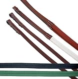Kincade Colored Rubber Grip Leather Reins