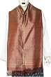 Neck Scarf Silk Exclusive Workmanship India Clothes 22 x 72 inches (srfp286)