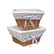Honey Basket Set with White Waffle Liner