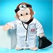 Doctor Curious George 12" Dressed Stuffed Animal by Russ Berrie