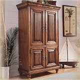 Tommy Bahama Home 01-0515-912 Tommy Bahama Home Entertainment Armoire in Medium Antiqued Brown