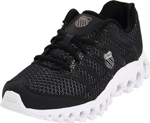 K-Swiss Women's Tubes Run 100 A Running Shoe,Black/White,7 M US