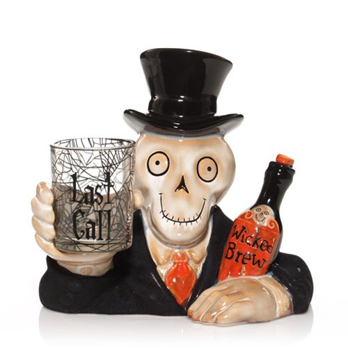 2010 Yankee Candle Halloween Boney Bunch - Last Call Votive Holder