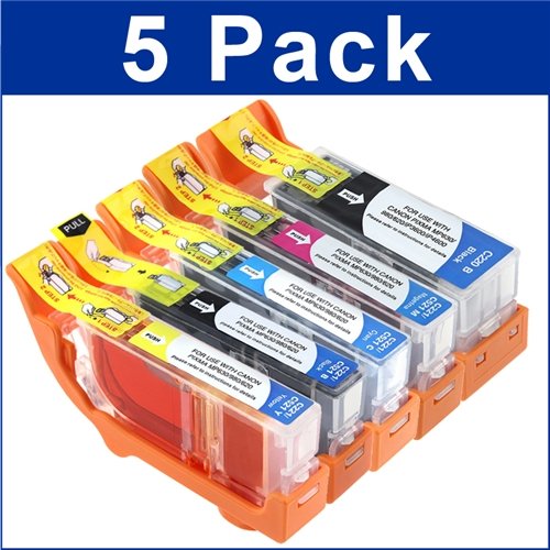 5 INK CARTRIDGES for CANON Pixma MP560 Printer