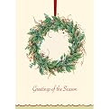 Hanging Wreath Boxed Christmas Cards - 40 ct