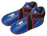 Vader Sports Kids Kick Boxing Boots Semi Contact / Full Contact Foot Pads Black Tae-Kwondo