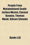 People from Matabeleland South: Joshua Nkomo, Canaan Banana, Thomas Nkobi, Gibson Sibanda
