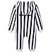 Unisex Baby Sport Jumpsuit Romper with Hoodie Hat & Striped Outfit for Boy Girl