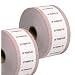 PM Company SecurIT $.50 Penny Automatic Coin Wrap Rolls, White/Red, 1900 Wrappers per Roll, 8 Rolls per Carton (51901)