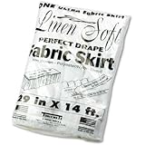 Tablemate Table Set Linen-Like Table Skirting, 29" X 14'