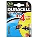 Duracell Ultra Power MX2400 Alkaline AAA Batteries - 4-Pack + 4 Free