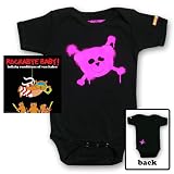Rockabye Baby! Lullaby Renditions of Van Halen + Rockabye Baby 100% Organic Cotton Onesie (Pink)