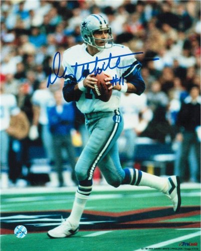 Danny White Autographed/Hand Signed Dallas Cowboys 8x10 Photo