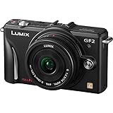 Panasonic Lumix DMC-GF2 12 MP Micro Four-Thirds Mirrorless Digital Camera with 3.0-Inch Touch-Screen LCD and 14-42mm Lens (Black)
