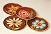 4 Assorted: Field of Flowers Dessert Plates
