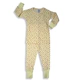 Baby Steps - Infant Baby Girls Long Sleeved Cotton Pajama Set, Yellow, Pink