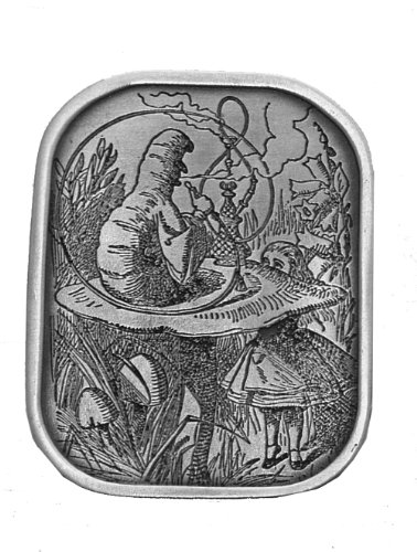 Caterpillar Alice In Wonderland Belt Buckle