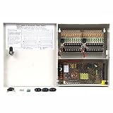 VideoSecu 18 Output 12 V DC CCTV Distributed Power Supply Box for Security Camera with lock PWD18 1NK