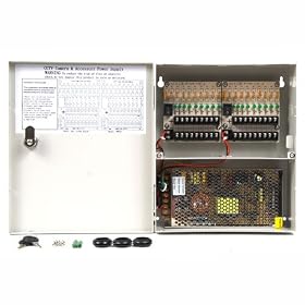 VideoSecu 18 Output 12 V DC CCTV Distributed Power Supply Box for Security Camera with lock PWD18 1NK: Camera &amp; Photo