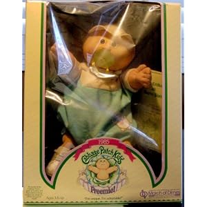 Cabbage Patch Kids 1985 Preemie Len Chauncey Baby Doll