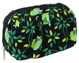 Capelli New York Graphic Rose Printed Canvas Cosmetic Bag