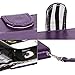 iPhone 5C Case, iPhone 5C Flip Case - E LV Deluxe Zebra Print Interior PU Leather Wallet Purse Flip Folio Stand Case Cover for iPhone 5C with 1 Stylus and 1 Clear Screen Protector (Purple)