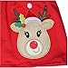Unique Baby Girls 3 Piece Christmas Red Rudolph Legging Set Red