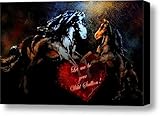 Let Me Be Your wild Stallion Canvas Print / Canvas Art - Artist Miki De Goodaboom