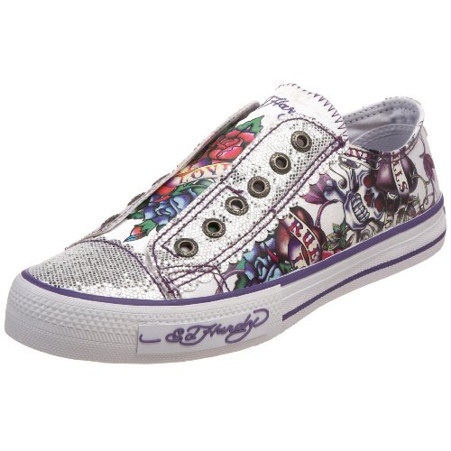 Ed Hardy Women's Glitter Lowrise Sneaker