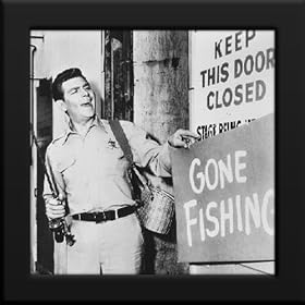 Andy Griffith Custom Framed 12x12 B&W Photo (The Andy Griffith Show)