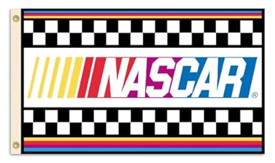 NASCAR with Stripes 3 x 5-Feet Flag with Grommets
