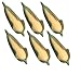 Classics Dollhouse Miniature Set of 6 Ears of Corn in Husk