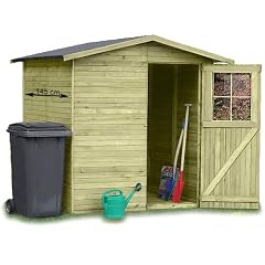 Ger�tehaus aus Holz Modell Frankfurt 180 x 145 cm