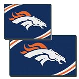 NFL Denver Broncos Two Piece Rectangular Rug Set