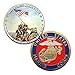 U.S Marine Corps Iwo Jima Colorized Printed Challenge Coin