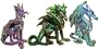 Single, Sitting Fantasy Dragon Statue Figurine 5" (Great Gift Idea)