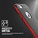 iPhone 6 Case, Verus [Iron Shield][Red] - [Aluminum Frame][Heavy Duty][Drop Protection][Slim Fit] - For Apple iPhone 6 4.7