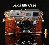 Rainbowimaging Brown Genuine Leather Half Case for Leica M9 & M8, Crocodile ....