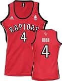 Toronto Raptors Chris Bosh Womens Glitter Fashion Jersey, Size= Large