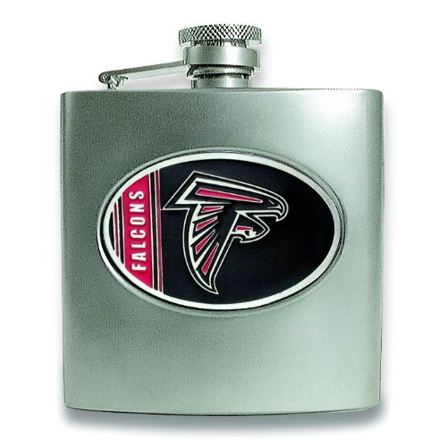 NFL Atlanta Falcons Stainless Steel Hip Flask 6oz