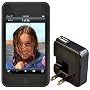 Rix iPod touch�p�V���R���P�[�X �u���b�N �t���ی�V�[�g+AC�A�_�v�^(�u���b�N)�t�� RX-IPSTOB-AC