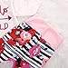 3PCS Newborn Baby Girl Top Romper+Pants Leggings Coming Home Outfits Set Clothes (3-6 Months, Arrow)