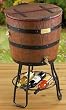 55 QT  Decorative Keg Patio Cooler  #5601