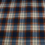 Picnic Travel Rug with Waterproof Backing, Beige and Blue