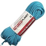 Paracord Planet 100 550lb Type III Neon Turquoise Paracord