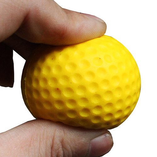 MassMall® Practice Golf Balls, Foam, 12 Count, Yellow 
MassMall® Practice Golf Balls, Foam, 12 Count, Yellow