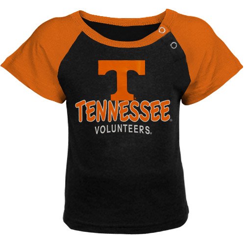 Tennessee Volunteers Infant Titan T-Shirt - Black/Tennessee Orange (6-12 Months)