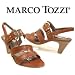 MARCO TOZZI, Sling-Sandalette mit breiten Riemen, nussbraun- antic