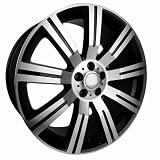 Sport Rack - 22x10 Wheels & Tire Package Land Rover Range Rover in Gloss Black Machine Face Finish (Set of 4-wheels)